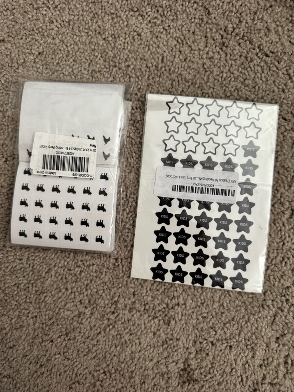 Black Stickers